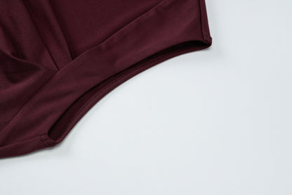 Robe cintrée à col carré Amaya