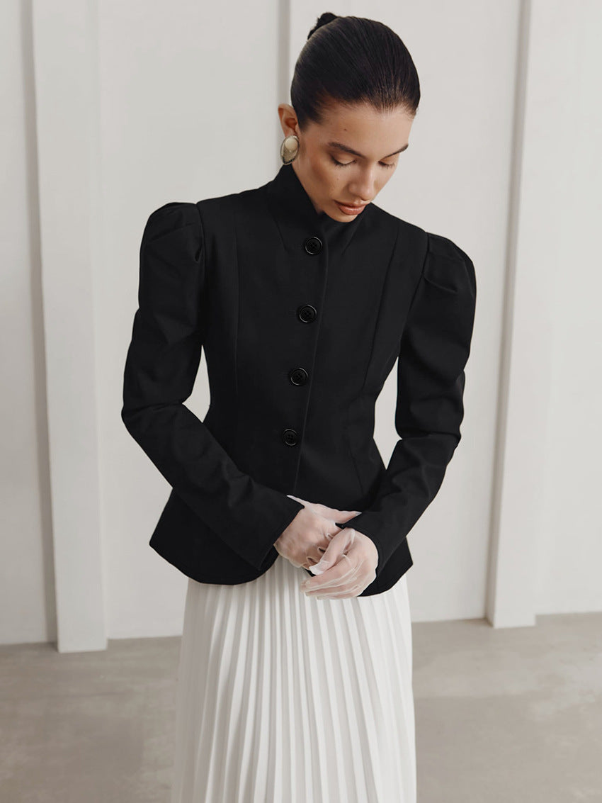 NALIA Noir Heritage Blazer Coat