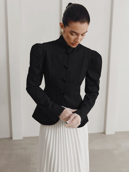 NALIA Noir Heritage Blazer Coat