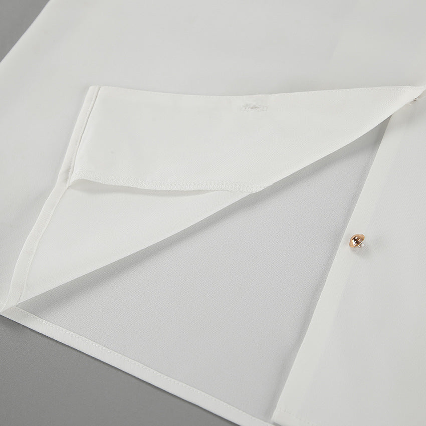 Nolwazi White Whisper Chiffon Shirt