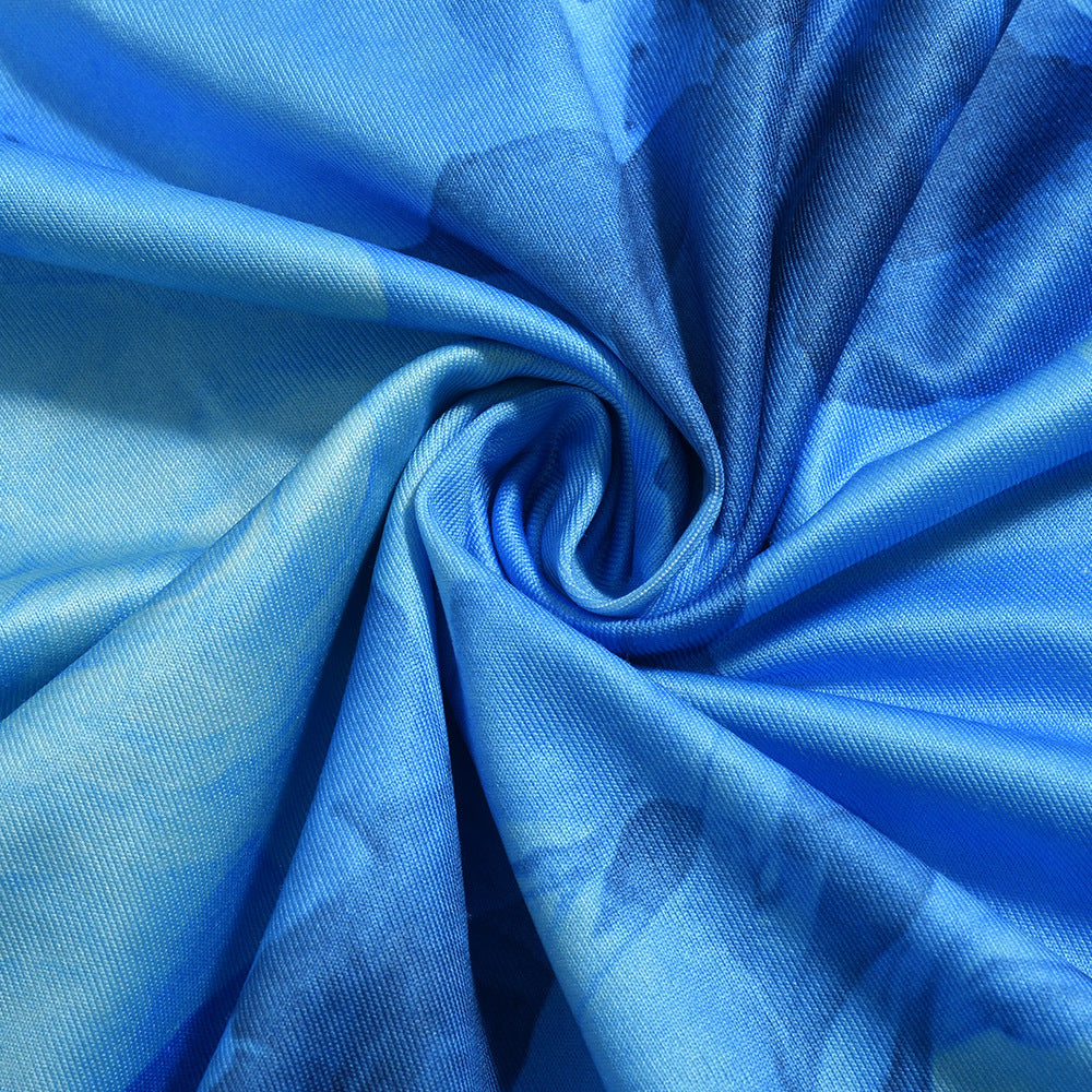Robe trapèze imprimée Nange