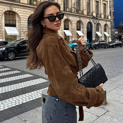 Thabisa Loose Double-Breasted Coat