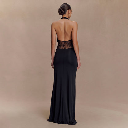 Ayomide Ribbon Cutout Maxi Dress