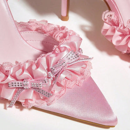 Escarpins en satin Ifunanya
