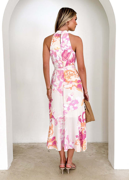 Zahra Soleil Suspenders Dress