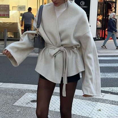 Manteau trench à manches cloche Ayoka