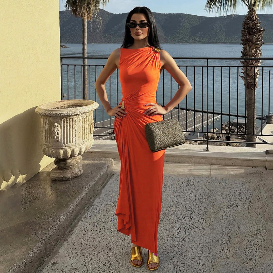 Robe fourreau Kesi Metallic Charm