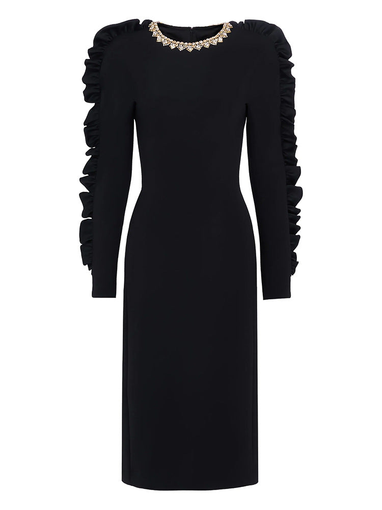 Robe mi-longue Zahira Étoile d'automne