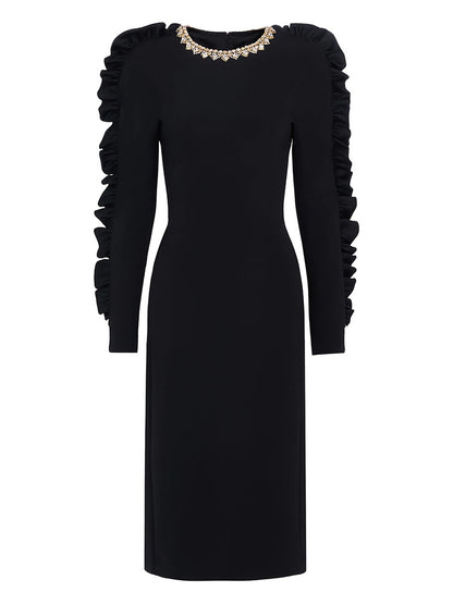 Robe mi-longue Zahira Étoile d'automne