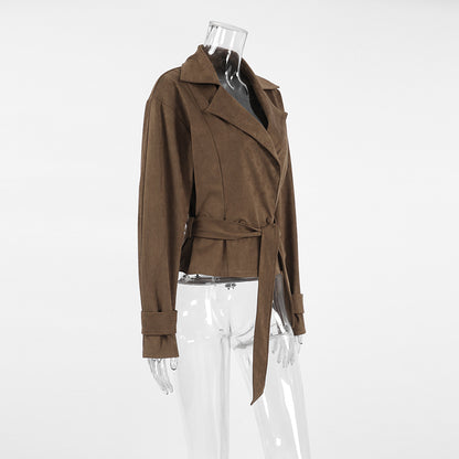 Thabisa Loose Double-Breasted Coat