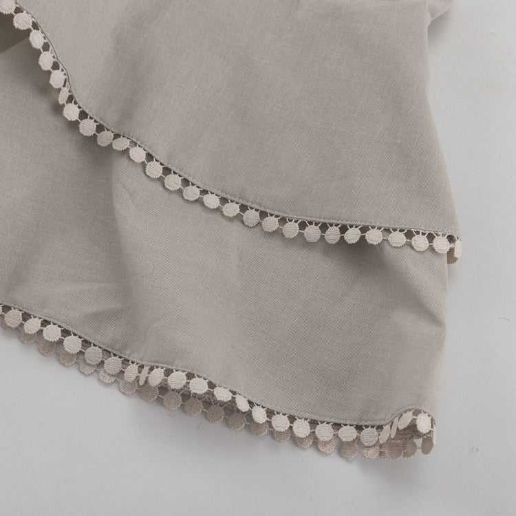 Robe Talia en dentelle cascade