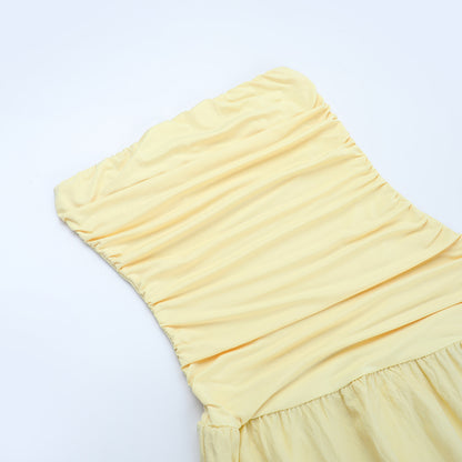 Robe tube plissée Zihana