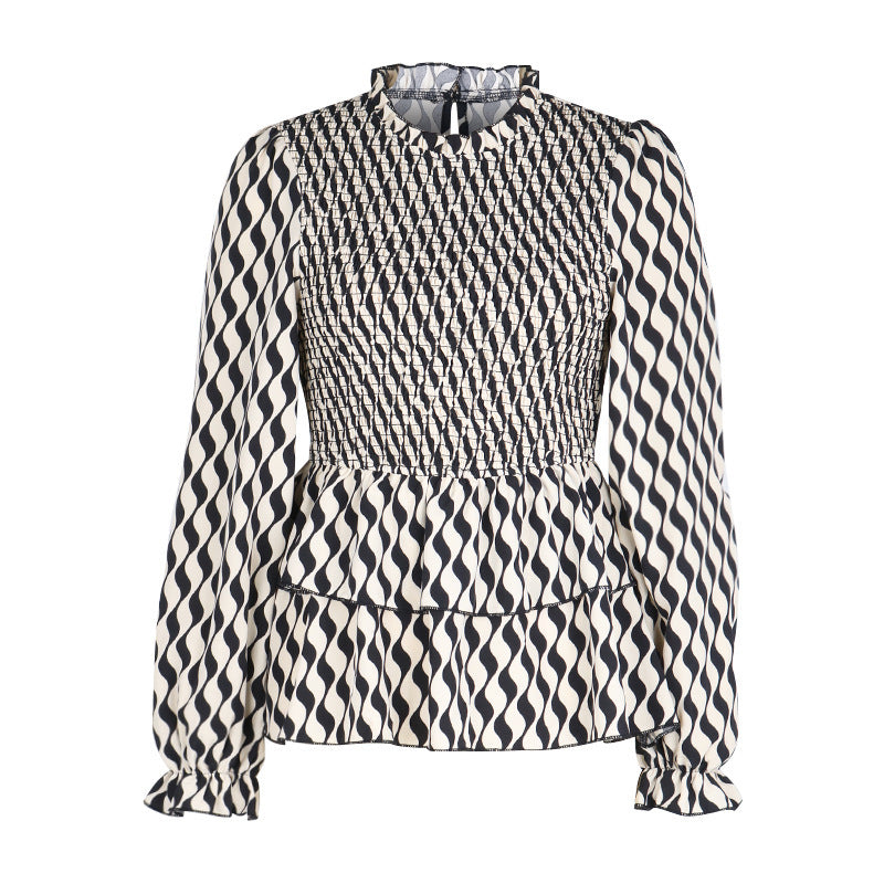 Liora Smock Stripe Top