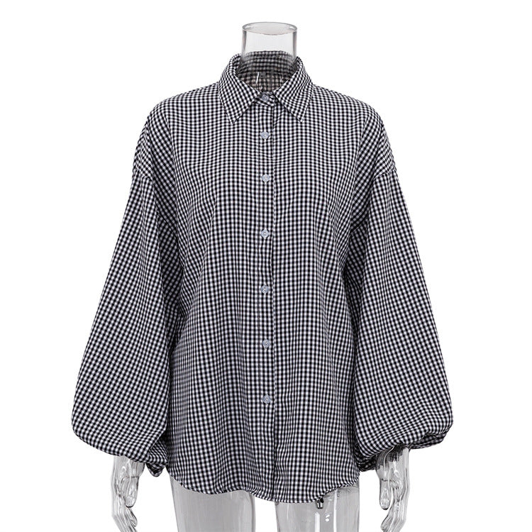 Makena Plaid Luxe Shirt