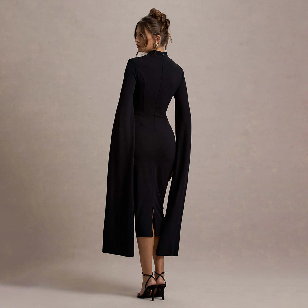 Robe midi Lerato à découpes ruban