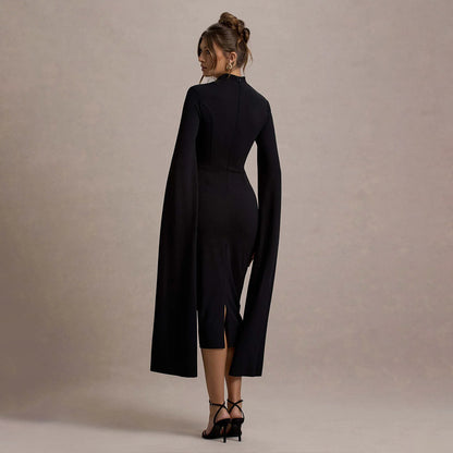 Robe midi Lerato à découpes ruban