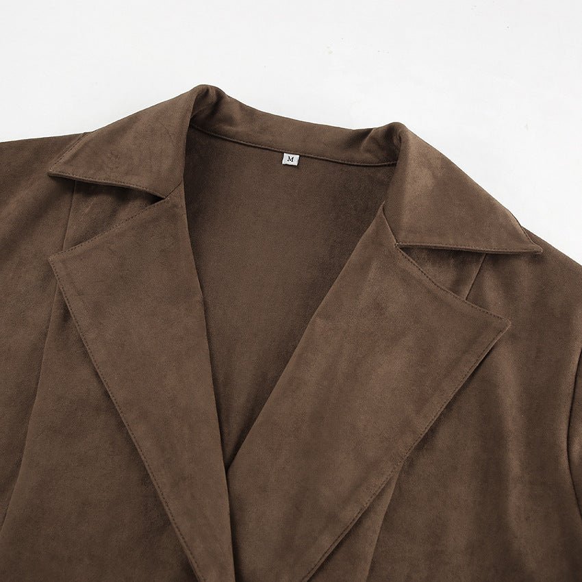 Thabisa Loose Double-Breasted Coat