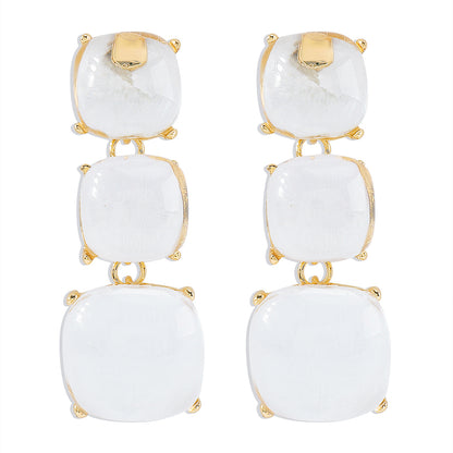 White Earrings