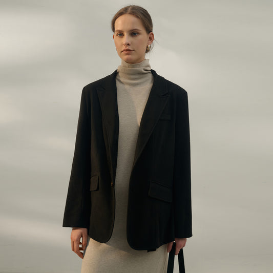 Zayira Retro Long-Sleeve Jacket