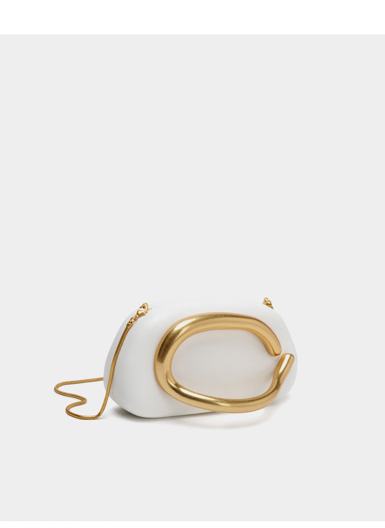 Pochette carrée en métal Sanaa