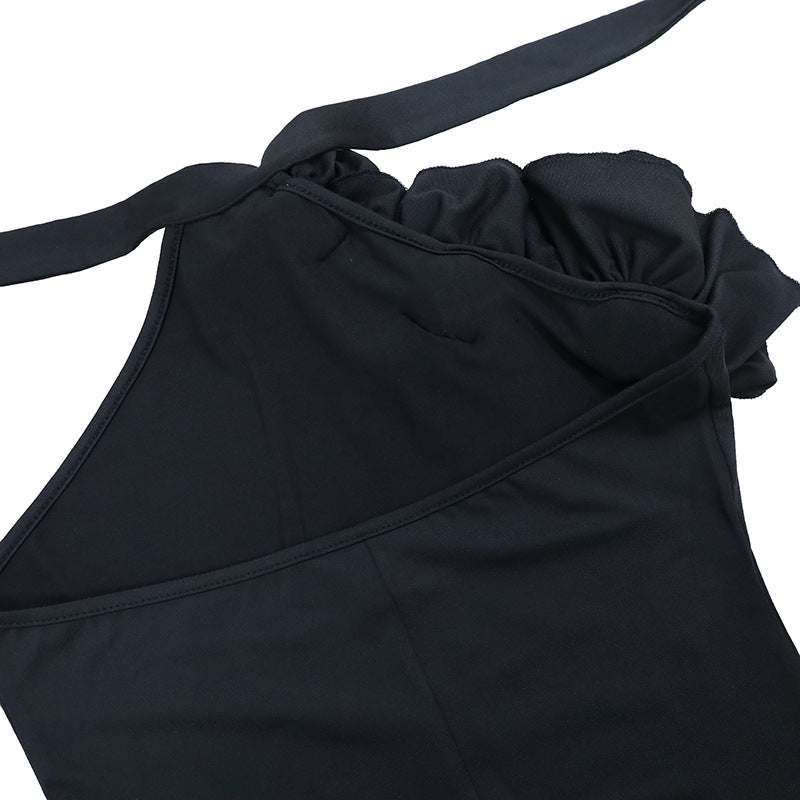 Zahara Floral Halter Split Dress