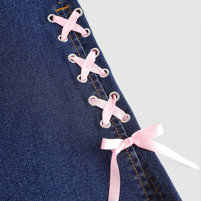 Jean à jambes larges Zuri Bow