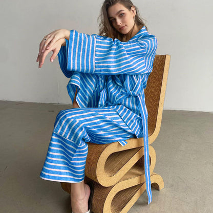 Imara Stripe Lace Set