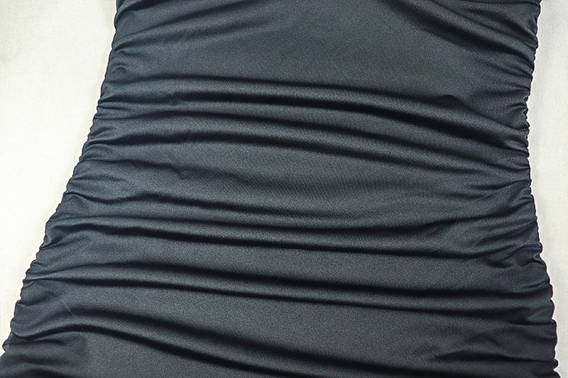 Robe Talia à manches courbes