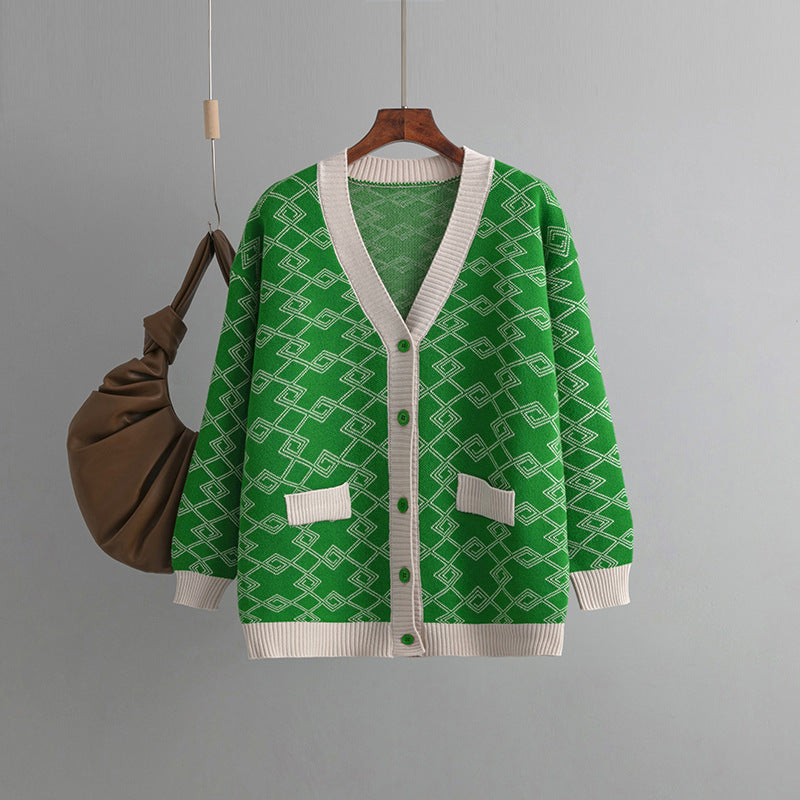 Gilet long jacquard Ifunanya