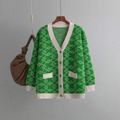 Gilet long jacquard Ifunanya