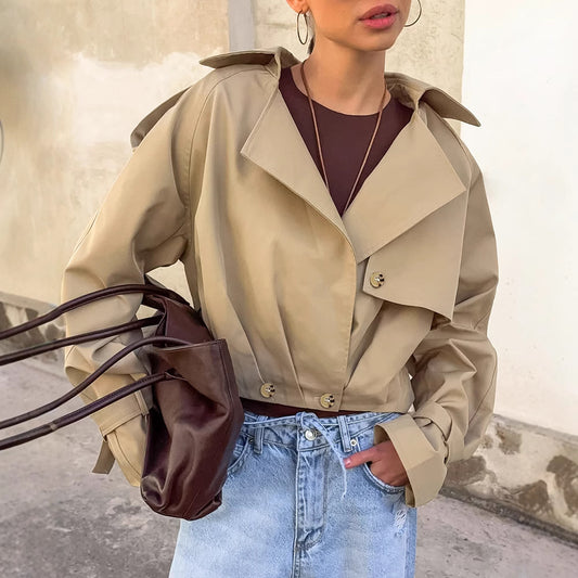 Amisi Double-Breasted Trench Coat