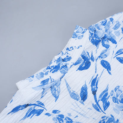 Sefira Printed Fishtail Dress