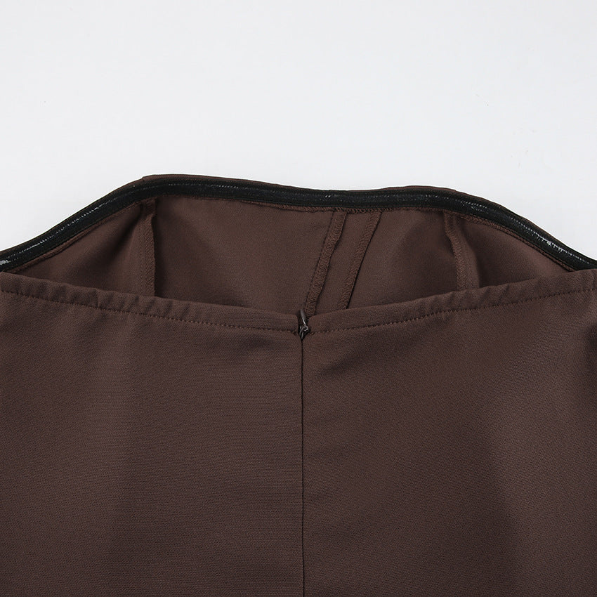 Ensemble deux pièces rétro à lacets Kaima