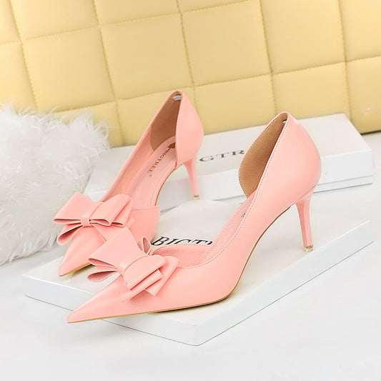Amaya Bow Stiletto Pumps