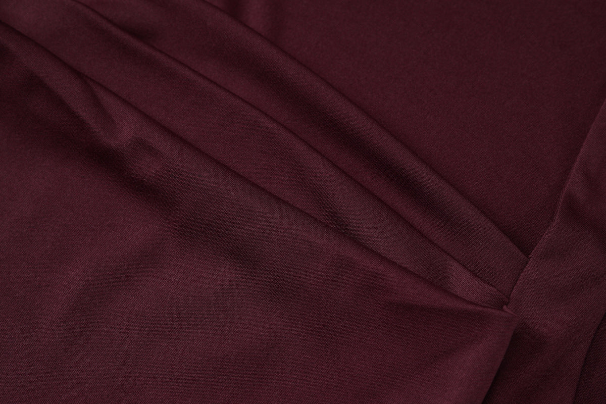 Robe cintrée à col carré Amaya