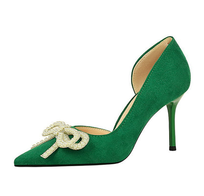 Makena Rhinestone Pearl Pumps