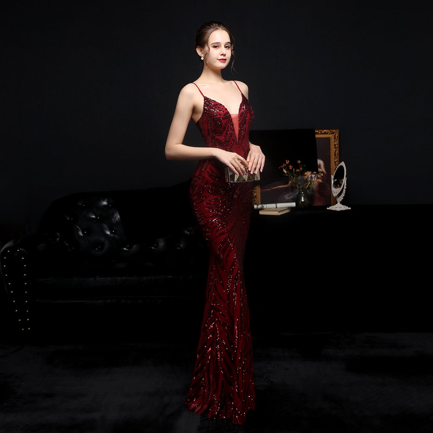 Ayira Royal Fishtail Evening Gown
