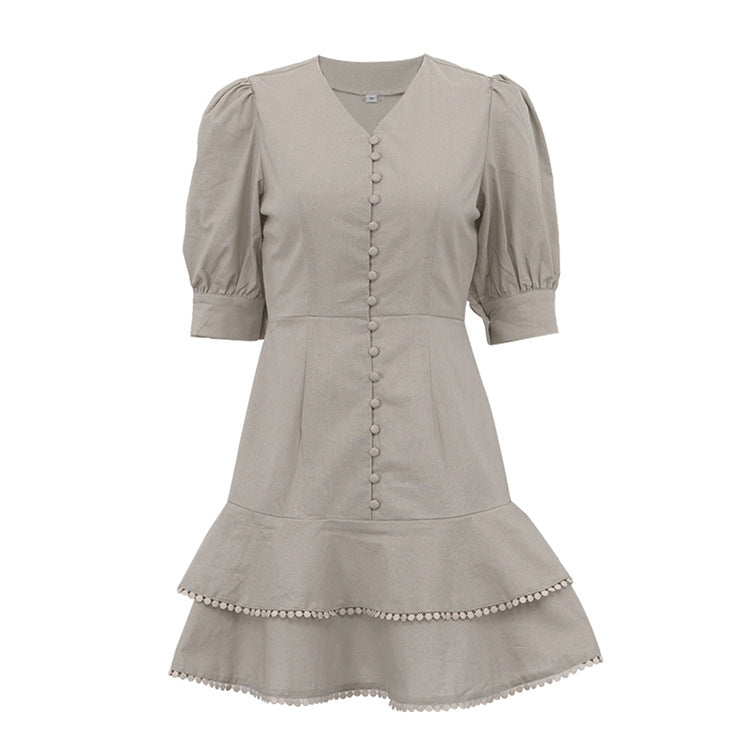 Robe Talia en dentelle cascade