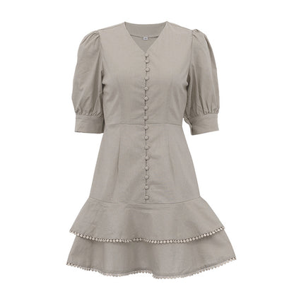 Robe Talia en dentelle cascade