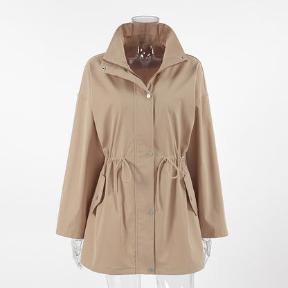 Trench-coat Amara à cordon de serrage