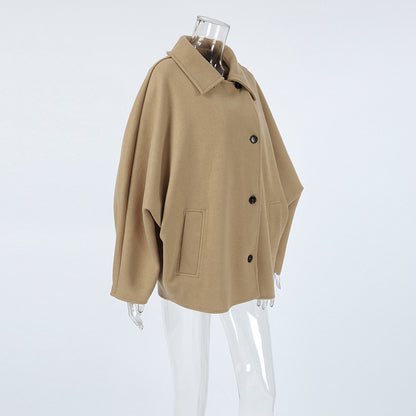 Gilet en laine Adaeze à manches chauve-souris