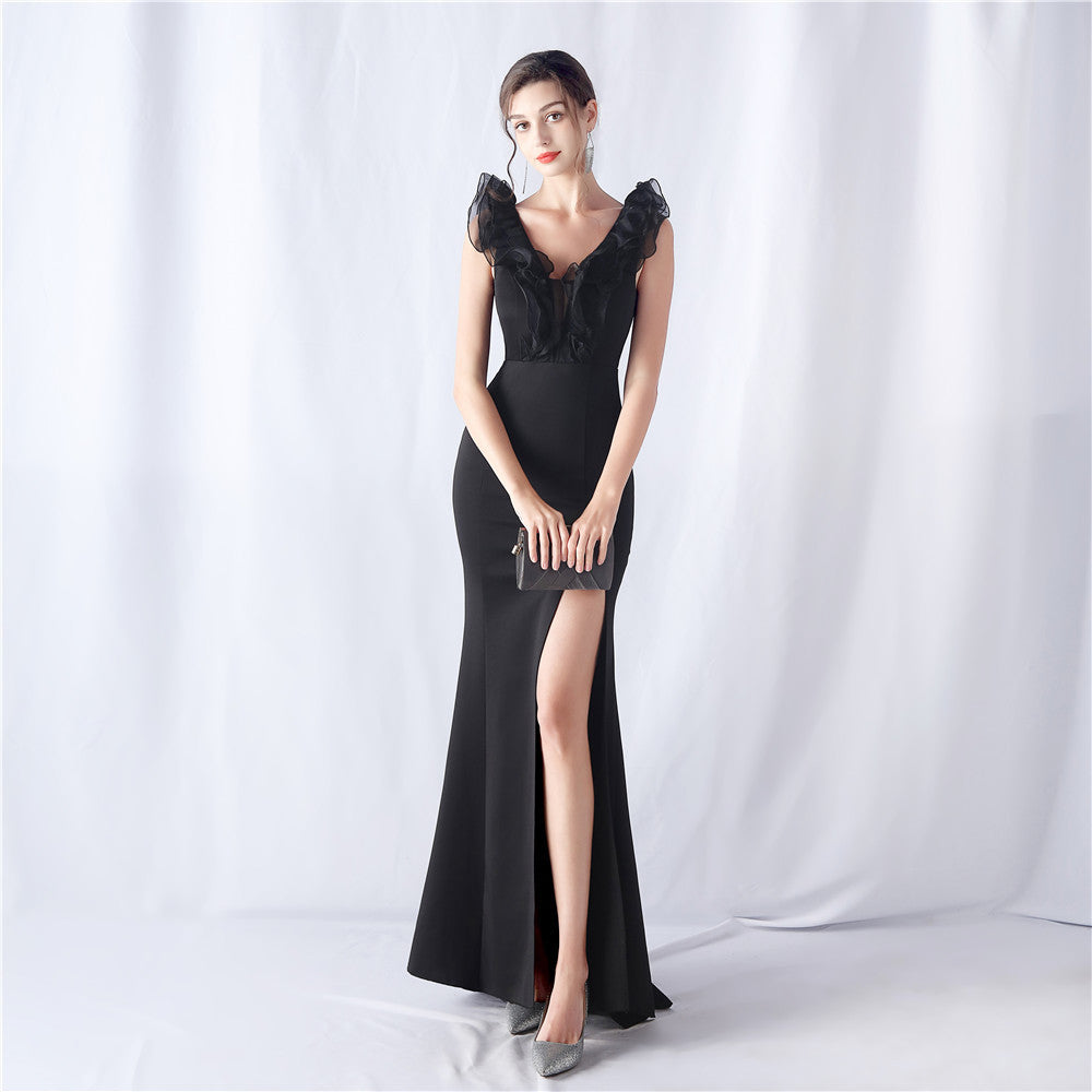 Zuri Organza Evening Dress