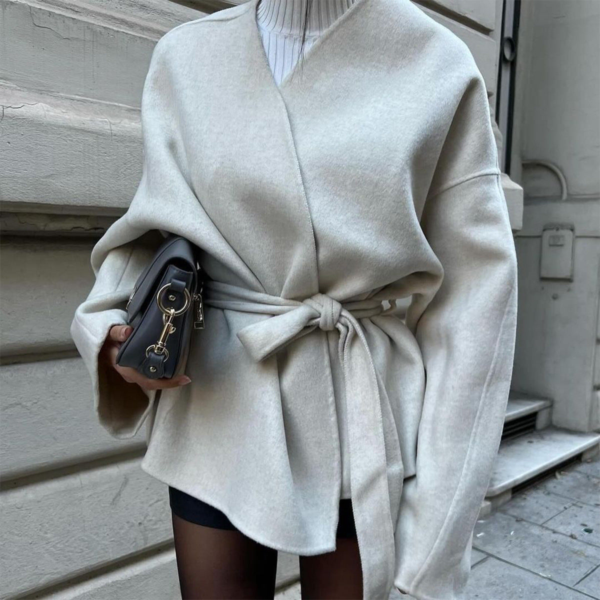 Manteau trench à manches cloche Ayoka