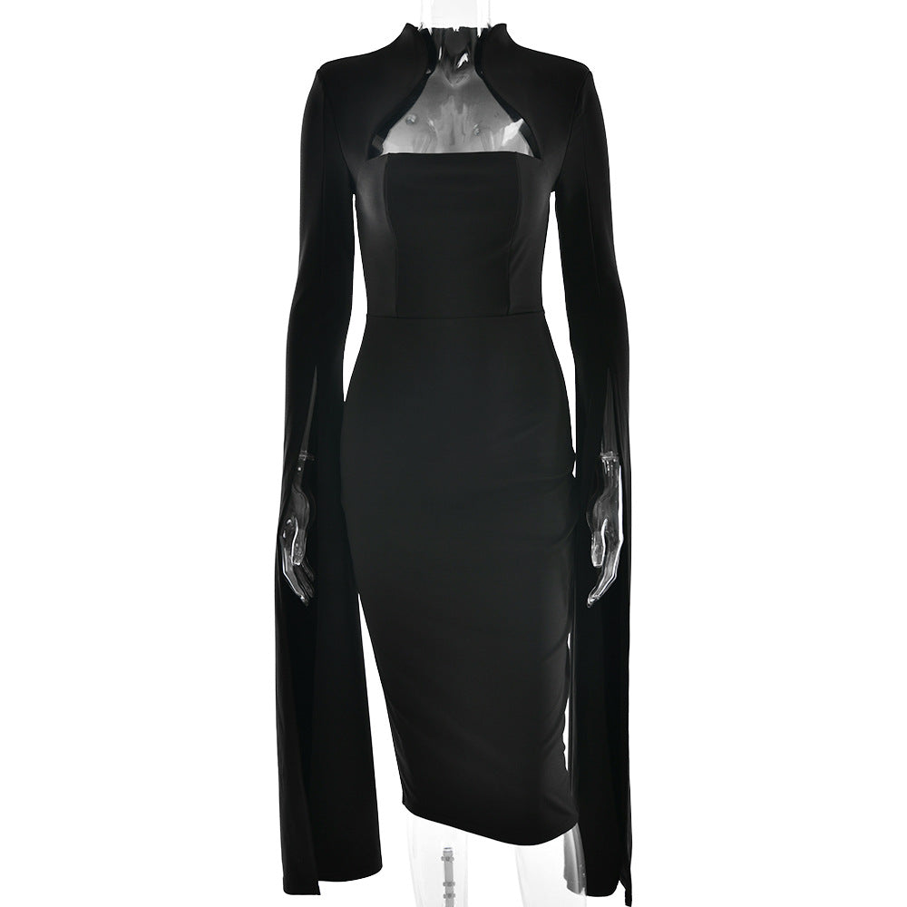 Robe midi Lerato à découpes ruban