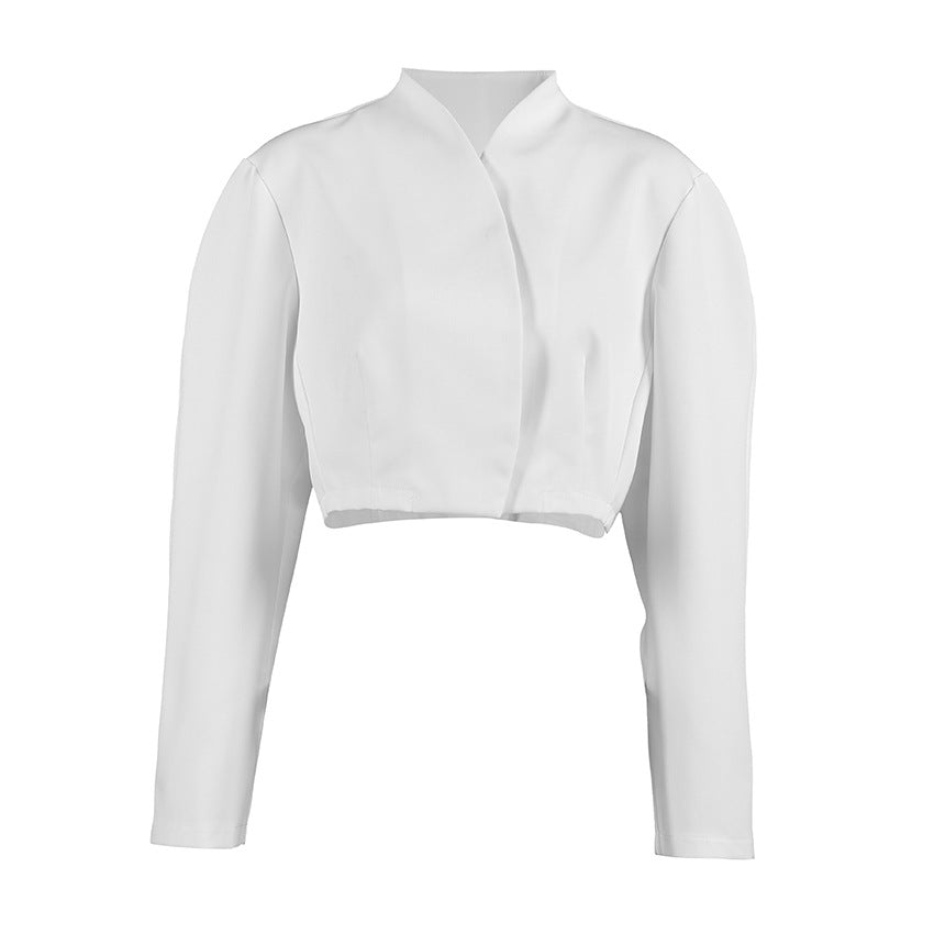 Zola Graceful Autumn V-Neck Coat