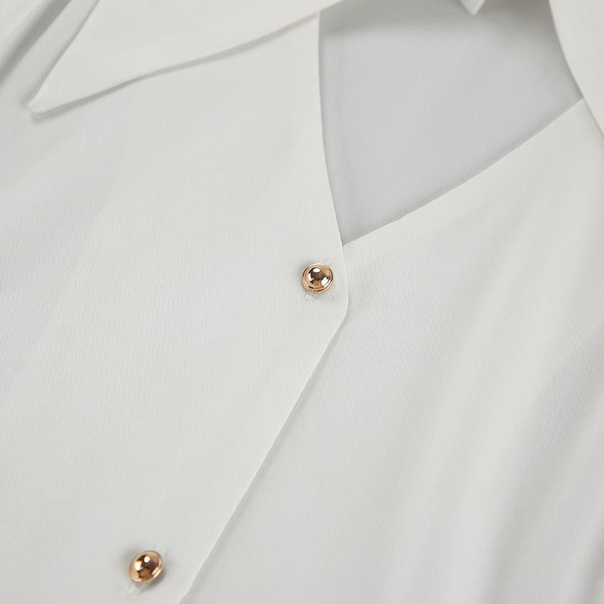 Nolwazi White Whisper Chiffon Shirt