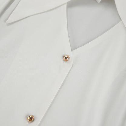 Nolwazi White Whisper Chiffon Shirt