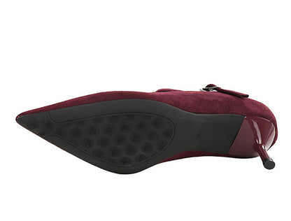 Ayodele T-Strap Suede Pumps