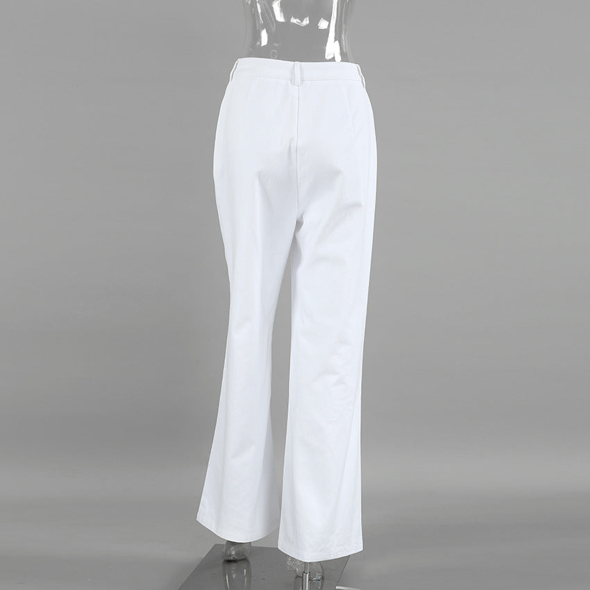 Pantalon droit de luxe Amahle