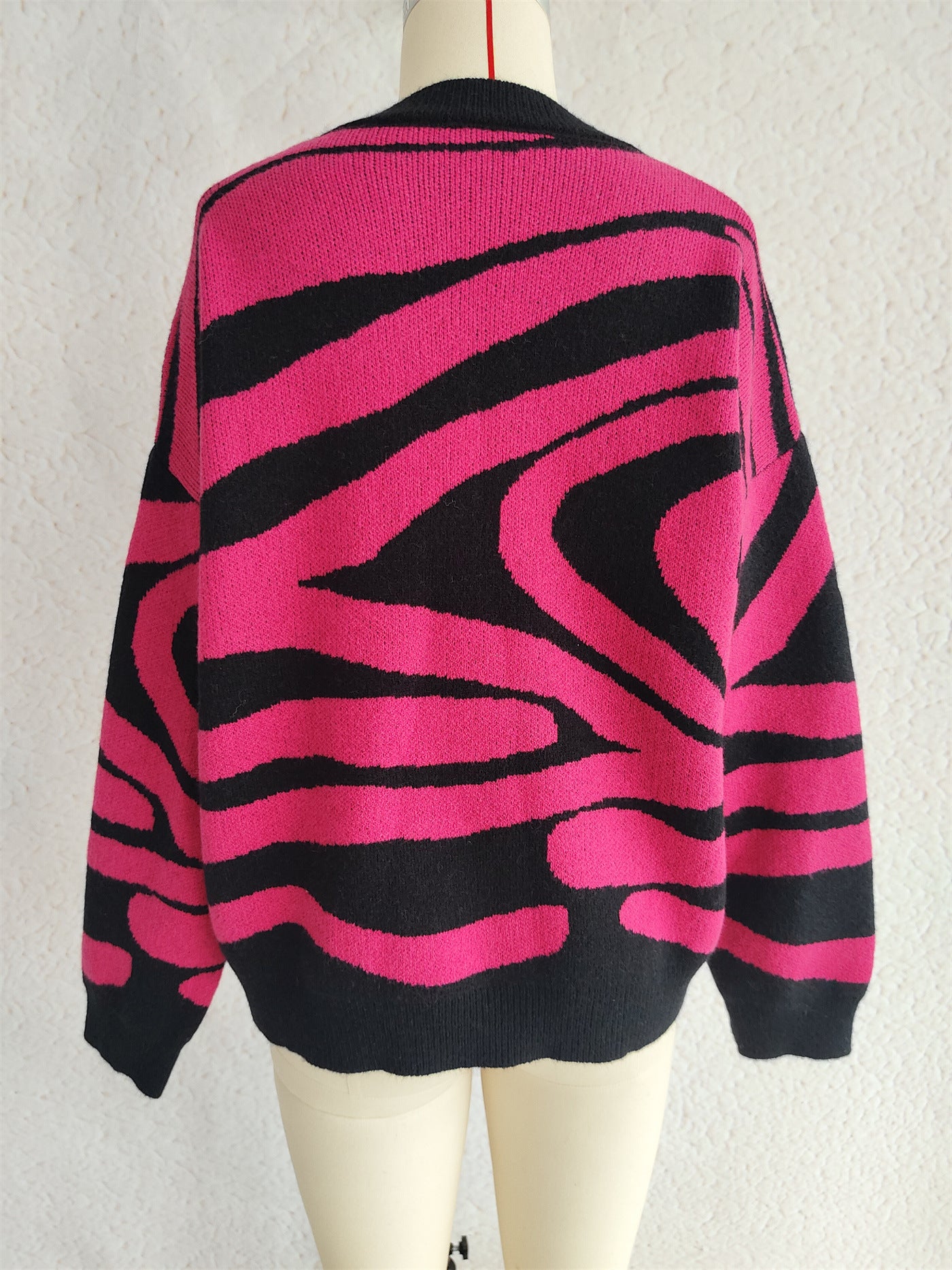 Nadira Ribbon Jacquard Bow Sweater